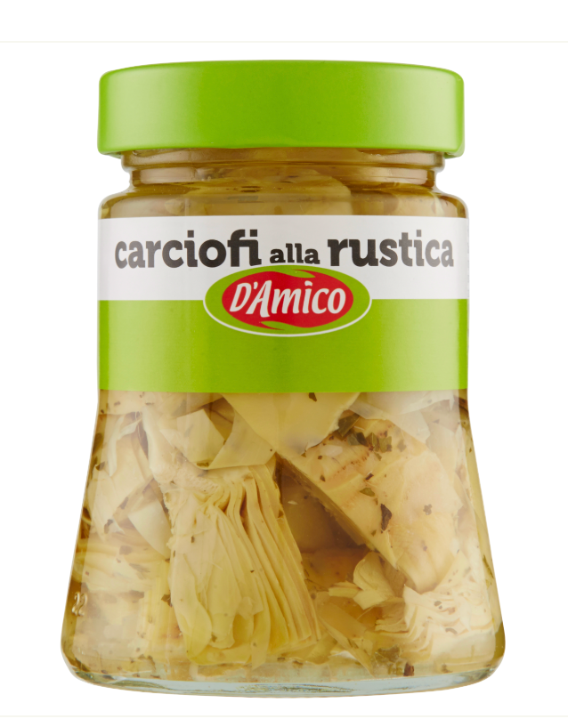 Grillad Kronärtskocka i Olja 280g – Italiensk Delikatess