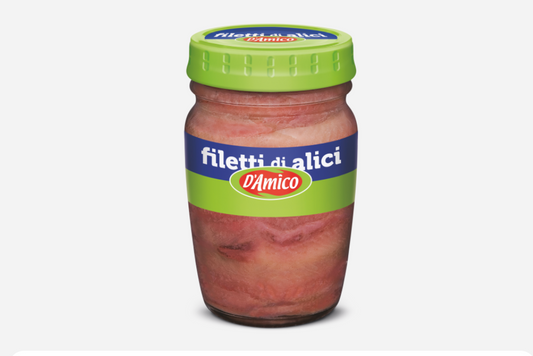 Sardeller/Acciughe i glasburk 80gr