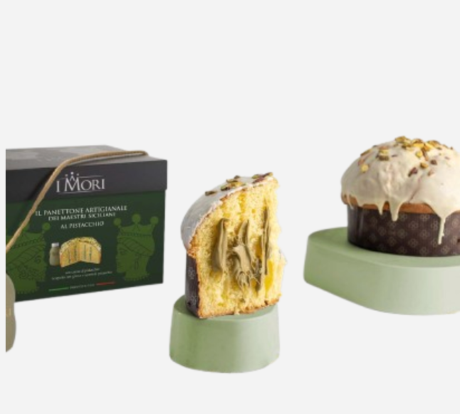 Panettone Pistacchio I Mori 900g(ss)