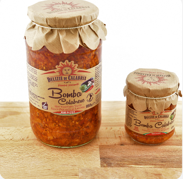 Bomba Calabrese 950g – Stark Italiensk Delikatess från Kalabrien